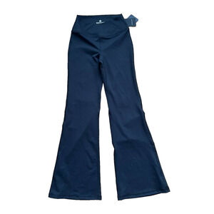 90 Degree by Reflex Women's Black High Waist Stretch Flare Leggings M A003144